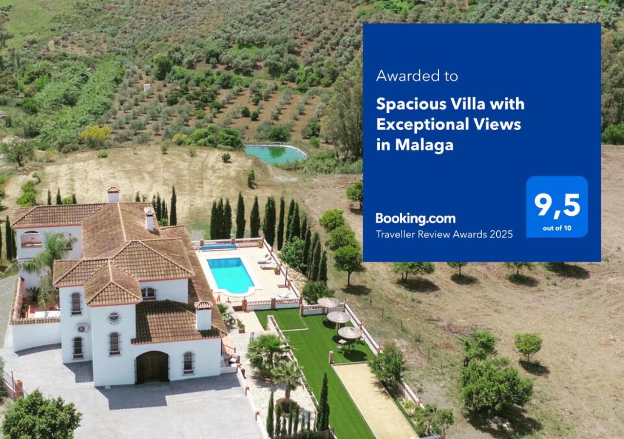 Spacious Villa With Exceptional Views In Malaga Casarabonela Exterior foto